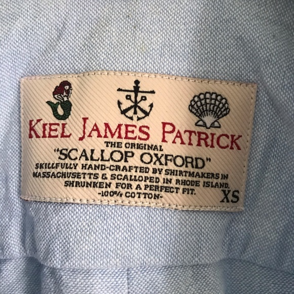 Kiel James Patrick | Scallop Oxford Buttondown - Picture 3 of 4